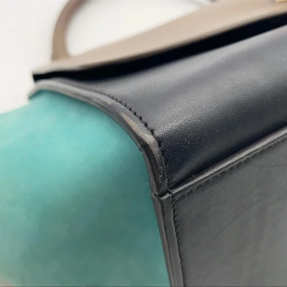 Celine Tricolor Trapeze Bag - Picture 10 of 16